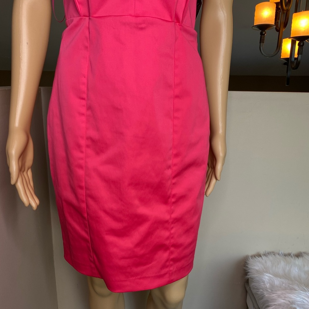 Vintage NastyGal Fuchsia Strapless Mini Dress - Picture 4 of 16